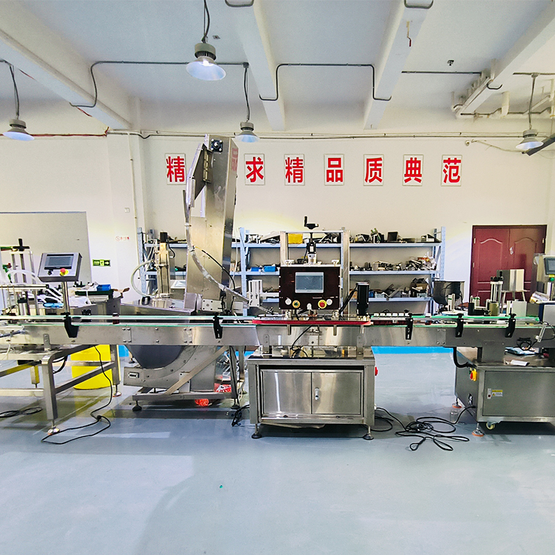 直線式夾蓋機-整套灌裝旋蓋機械